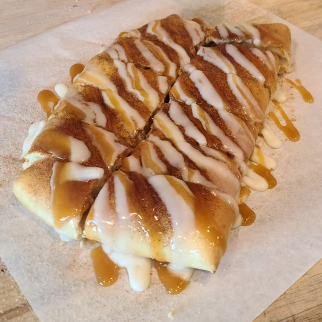 Apple Crisp Bread.